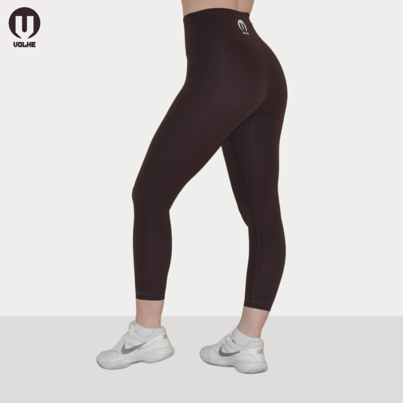 Γυναικείο Κολάν Αθλητικό - Καφέ (Super High Waist)