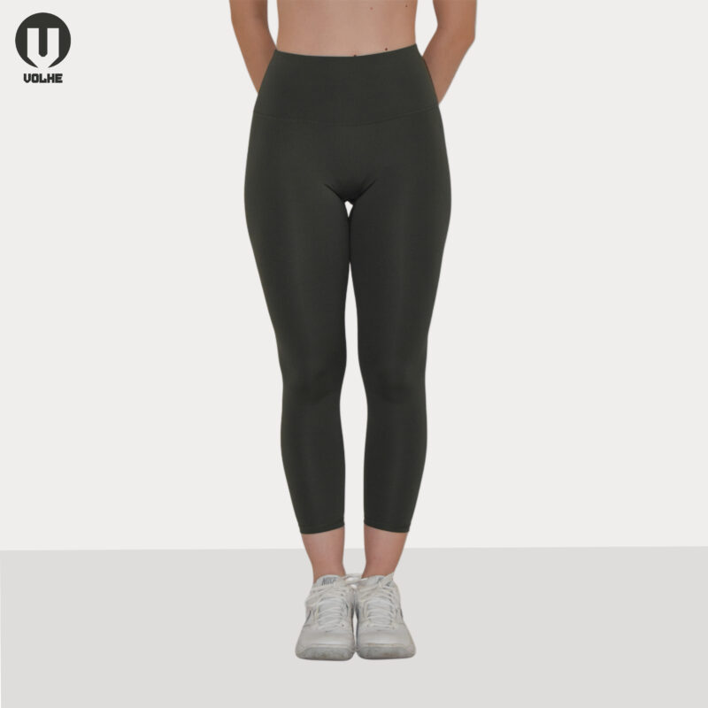 Γυναικείο Κολάν Αθλητικό - Χακί (High Waist)