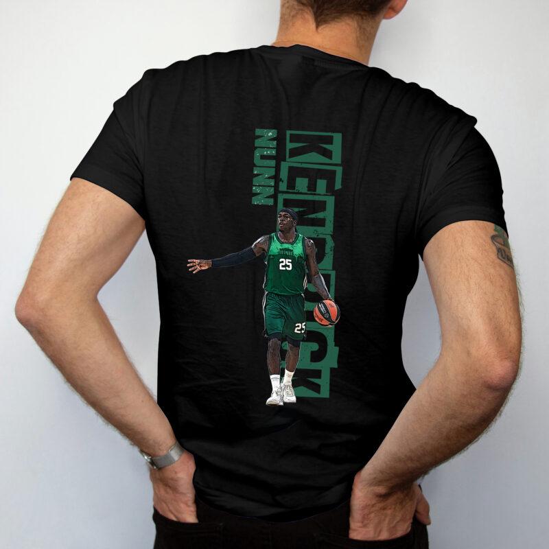 Μαύρο T-Shirt «KN» - Unisex