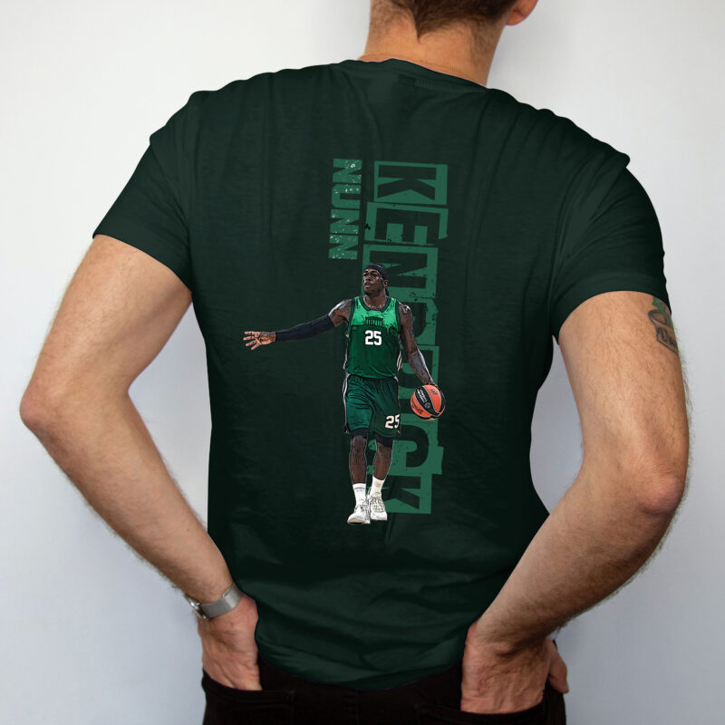 Σκούρο Πράσινο T-Shirt «KN» - Unisex