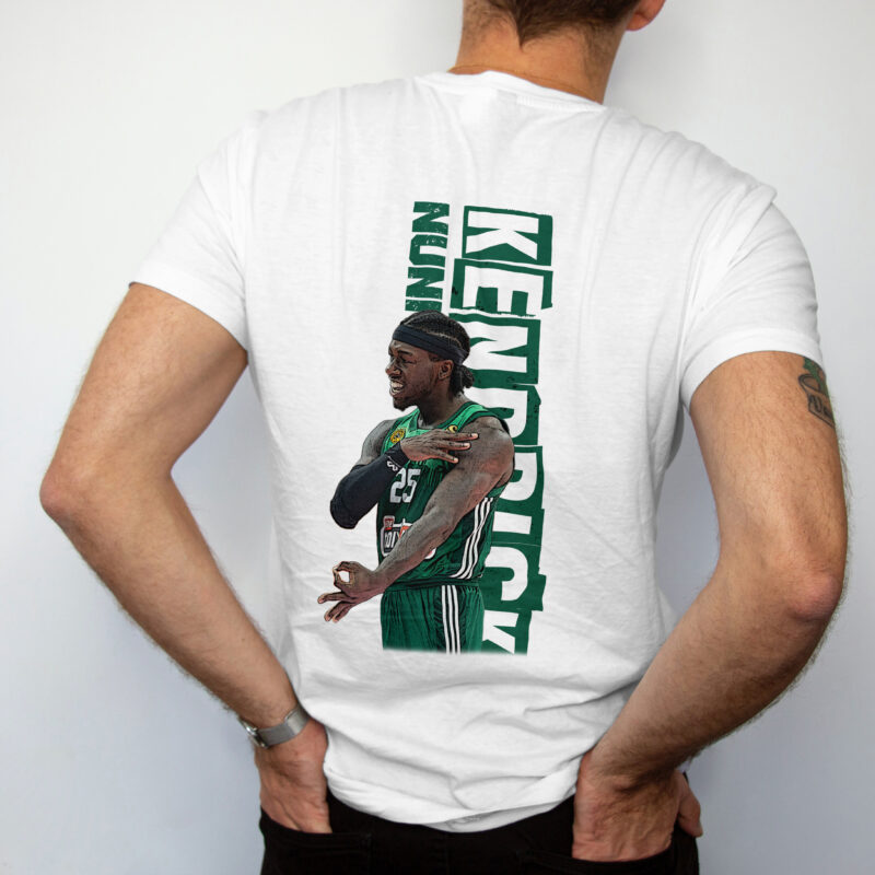 Λευκό T-Shirt «KN» - Unisex