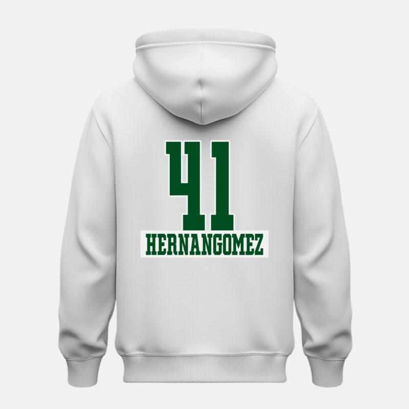 Φούτερ με σχέδιο «41» - Μαύρο / Λευκό