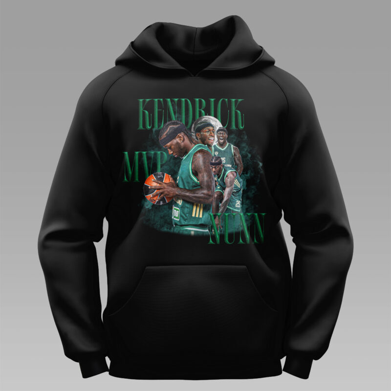 Φούτερ με σχέδιο «MVP» - Μαύρο / Λευκό