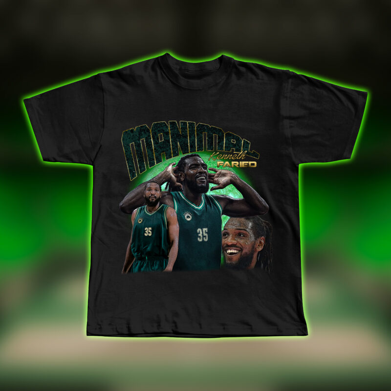 Μαύρο T-Shirt «Manimal» - Unisex