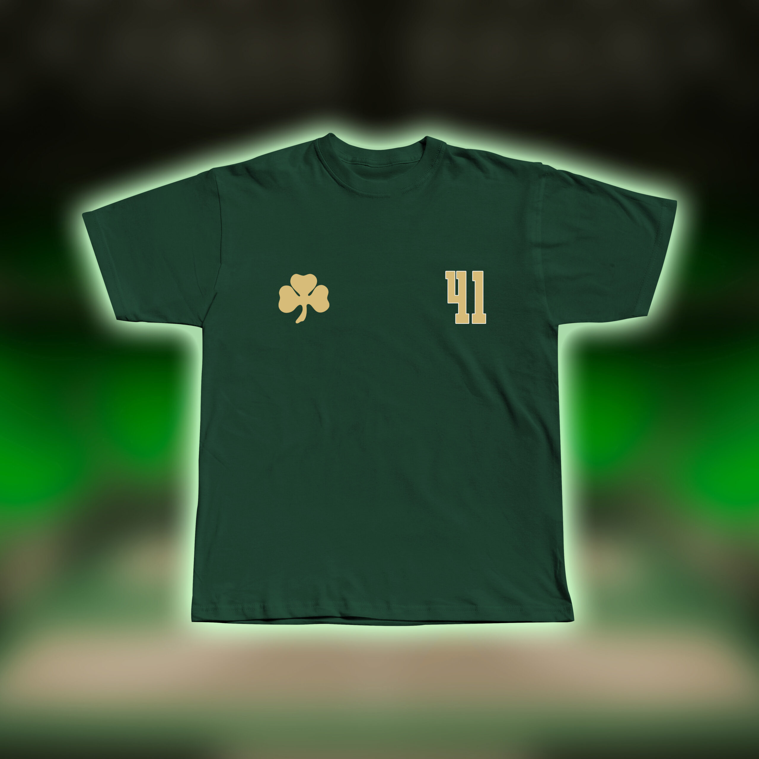 Premium T-Shirt «JUANCHO 41» Πράσινο - Unisex - Image 2