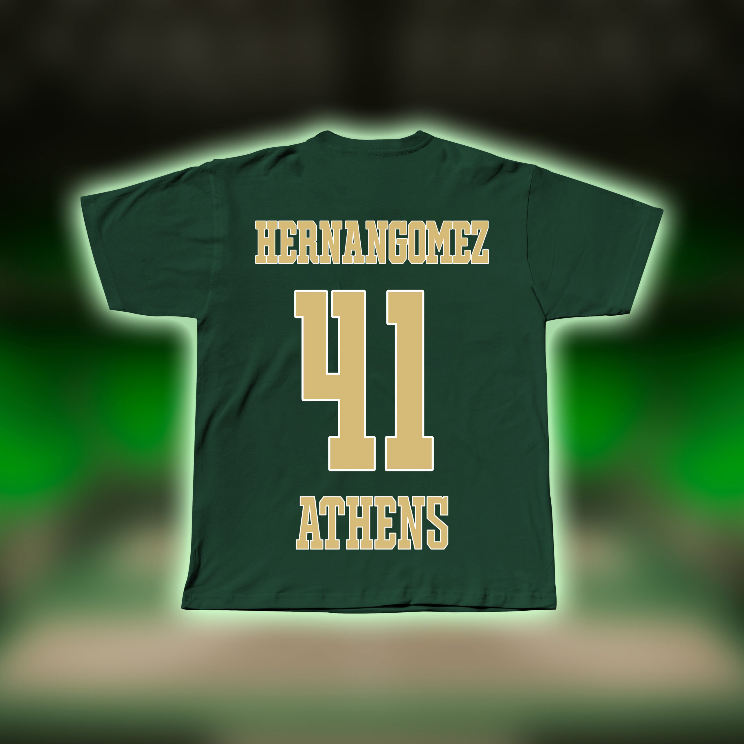 Premium T-Shirt «JUANCHO 41» Πράσινο - Unisex